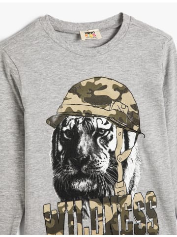 KOTON T-shirt in Grau