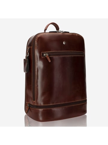 Jekyll & Hide Oxford Daypack Leder 45 cm Laptopfach in mocha