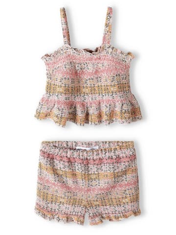 Minoti 2tlg. Outfit: Top & Shorts dune 2 in mischfarben