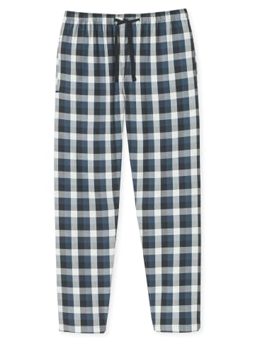 Schiesser Pyjamahose Mix + Relax in Blau, weiß