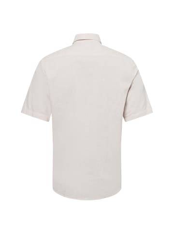 Nils Sundström Freizeithemd mit Leinen-Anteil in beige - 0004