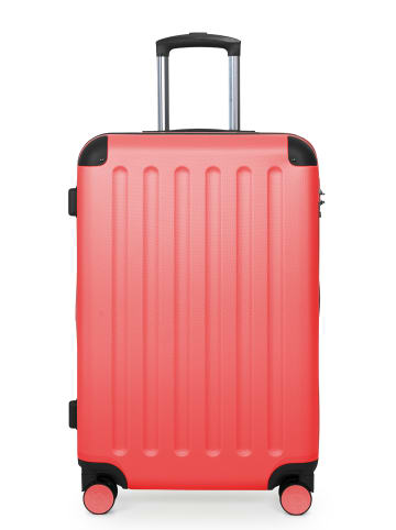 Hauptstadtkoffer Spree - Koffer-Set 3 Trolley Hartschale Koffer Gepäckset, TSA, 4 Rollen (S, M & L) in Korall