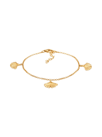 Elli Armband 925 Sterling Silber Ginkgo in Gold