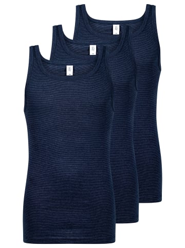 ESGE Unterhemd / Tanktop Feinripp Jeans in Marine