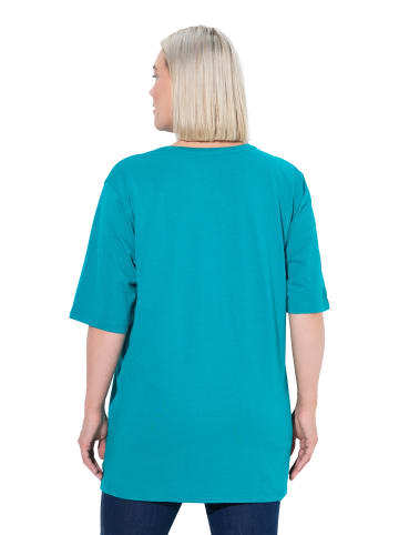 Ulla Popken Shirt in klassisch petrol