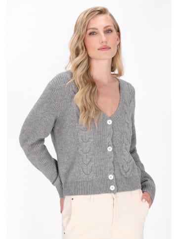 DreiMaster Vintage Women Cardigan in grey melange