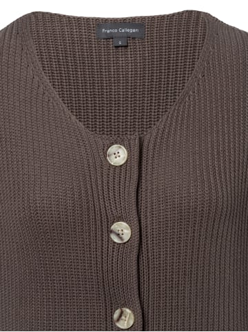 Franco Callegari Weste in mocca - 0003