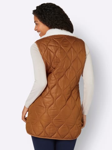 WITT WEIDEN Longweste in cognac