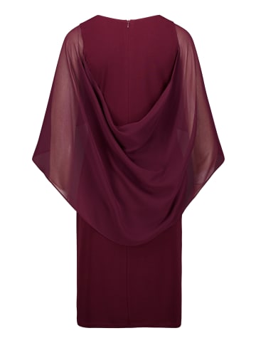 Vera Mont Cocktailkleid mit Raffung in Strong Aubergine