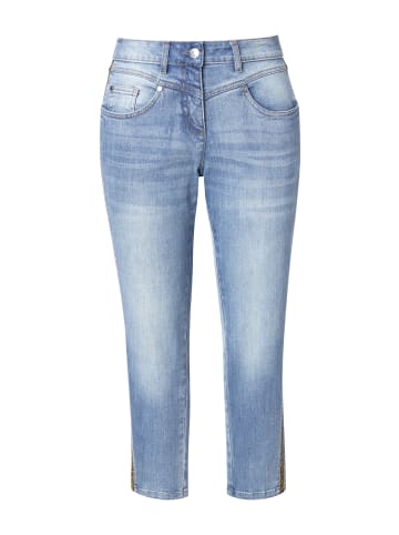 MIAMODA Jeans in mid blue denim