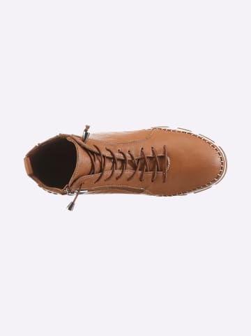 Gemini Stiefelette in cognac