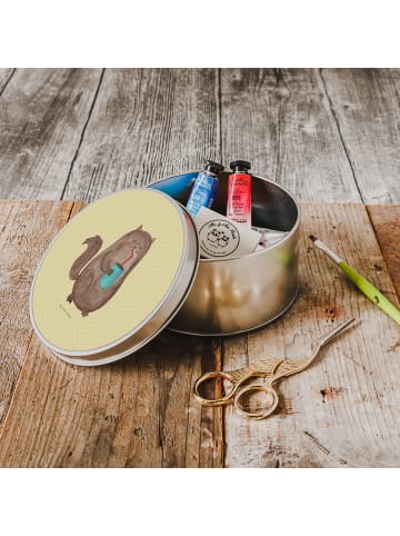 Mr. & Mrs. Panda Dose Katze Dose ohne Spruch in Gelb Pastell