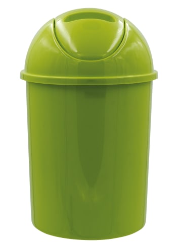 RIDDER Kosmetikeimer, Abfalleimer mit Schwingdeckel Eco 5 L grün