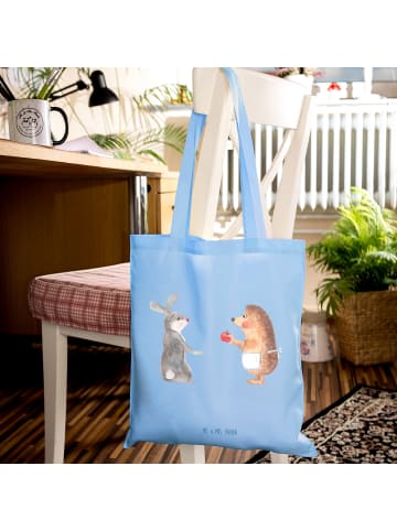 Mr. & Mrs. Panda Laptoptasche Hase Igel ohne Spruch in Sky Blue