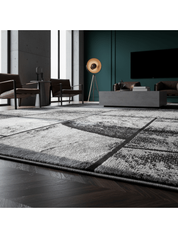 KADIMA DESIGN Teppich Kurzflor Waschbar Steine DRAU Strapazierfähig OEKO-TEX