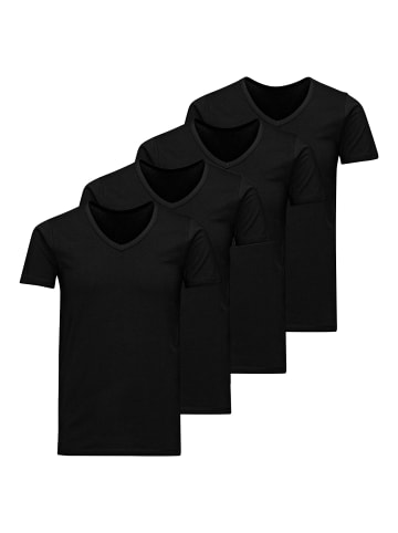 Jack & Jones T-Shirt 2er Pack in Schwarz