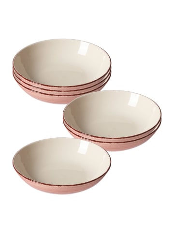 Ritzenhoff & Breker 6er Set Suppenschalen Happy in Rot ø 20,5 cm
