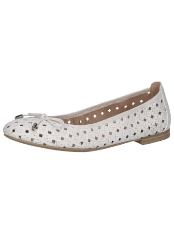Caprice Ballerina in WHITE NAPPA