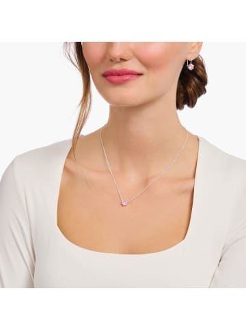 Thomas Sabo Kette in silber, pink