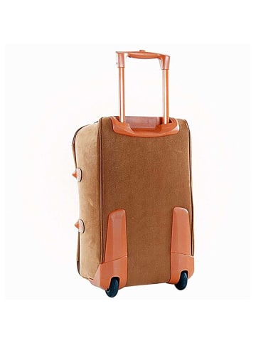 BRIC`s Life - Rollenreisetasche S 55 cm (blue) in camel