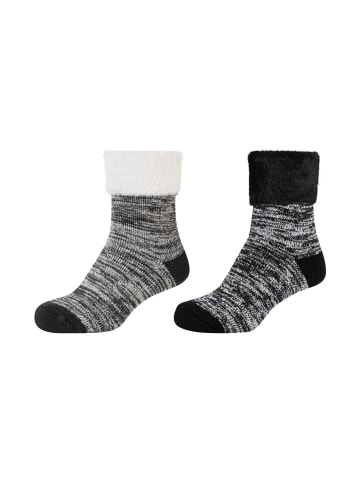 camano Socken 2er Pack warm & cozy in Schwarz
