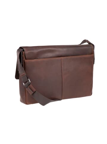 JOOP! Messenger 'Loreto Janis in Dunkelbraun 37 x 25 x 6 cm'