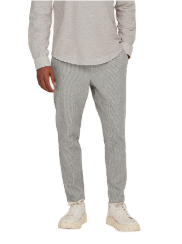 Only&Sons Jogginghose ONSLINUS CROP LIFE LIN tapered in Grau