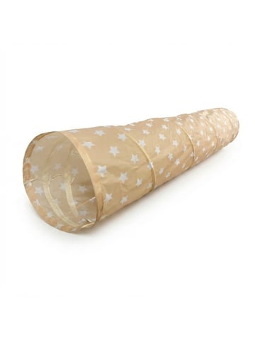 relaxdays Spieltunnel "Sterne" in Bunt - (B)180 x Ø 45 cm