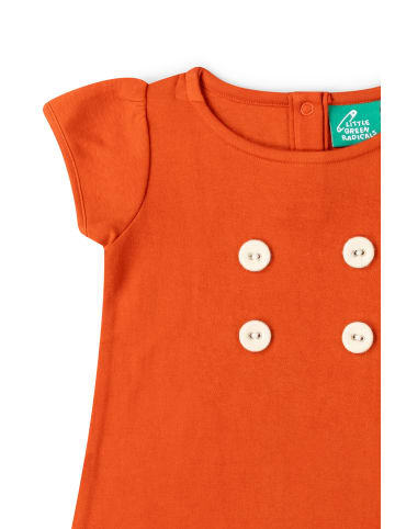 Little Green Radicals Boatneck-Tunikakleid in Rot