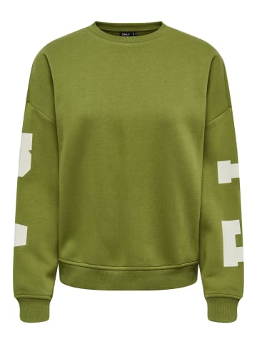 ONLY Sweatshirt in Peat Moss