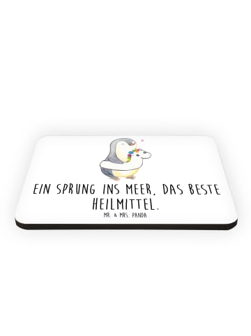 Mr. & Mrs. Panda Pinnwand Magnet Sommermeerheilkraft mit Spruch in Weiß