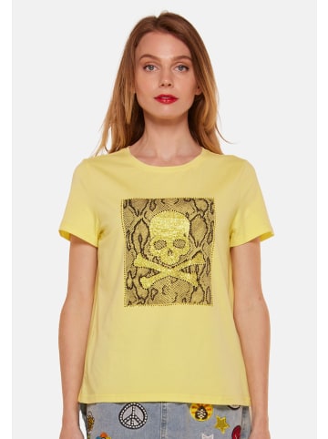 TOOCHE T-Shirt "Totenkopf" in Schwarz