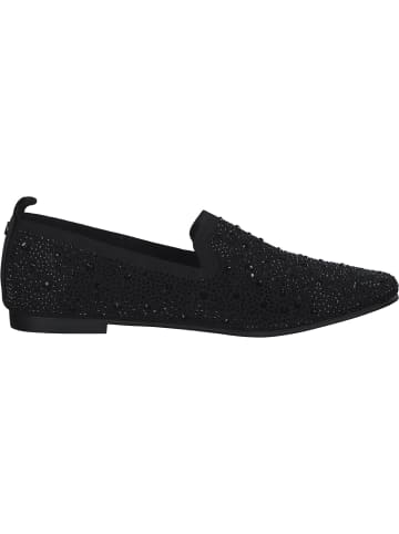 La Strada Slipper in black knitted