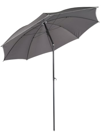 VCM  Sonnenschirm 160 cm Strandschirm Schirm UV-Schutz in Anthrazit