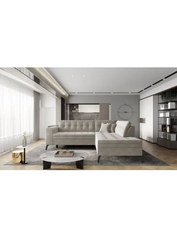 MF Design Lenny Recamiere Rechts in Mushroom -  (L) 210 x (B) 260 x (H) 93 cm