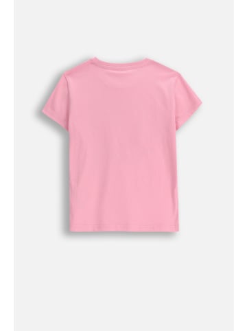 MOKIDA Baumwoll-T-Shirt mit kurzen Ärmeln in gedämpftes Rosa