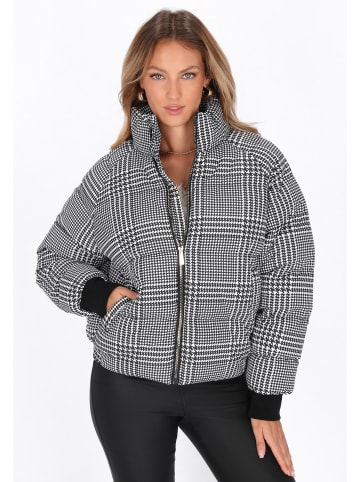faina Women Jacket in black white