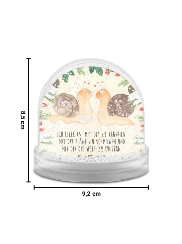 Mr. & Mrs. Panda wasserkugel Schnecken Liebe mit Spruch in Naturpapier
