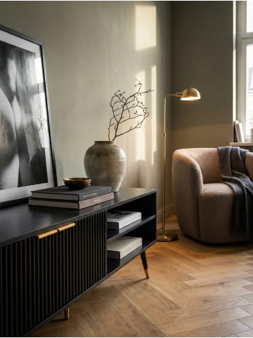 KADIMA DESIGN Lowboard mit Eiche-Dekor 150x51x39 cm TV-Kommode Modern,