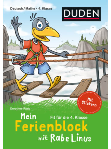 DUDEN-Verlag Buch - Mein Ferienblock mit Rabe Linus - Fit für die 4. Klasse