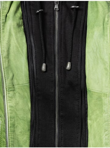 CBL Damen Lederjacke in grün