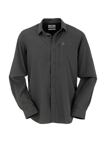 FJÄLLRÄVEN Hemd Abisko Hike Shirt LS M in Dunkelgrau