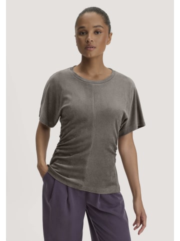 Hessnatur Hessnatur Samt T-Shirt Slim aus TENCEL™ Modal mit Bio-Baumwolle in silbergrün