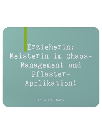 Mr. & Mrs. Panda Mauspad Spruch Erzieherin Chaos-Management mit ... in Meeresbrise