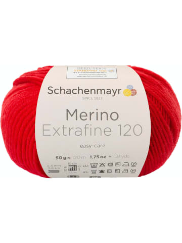 Schachenmayr since 1822 Handstrickgarne Merino Extrafine 120, 50g in Scarlet