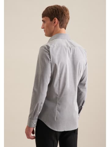 Seidensticker Business Hemd Slim in Grau