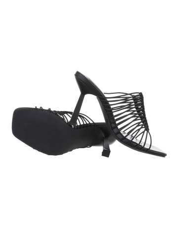 Ital-Design High-Heel Sandalette in Schwarz