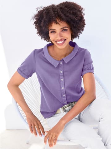 Heine Jeansbluse in lavendel