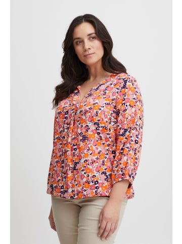 Fransa Langarmbluse FPMERLA BL 1 - 20612048  3/4-Arm Bluse mit V-Ausschnitt in Rosa