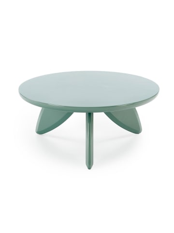 Feldmann-Wohnen Couchtisch Soraya Blau Hochglanz 80 / 80 / 36cm